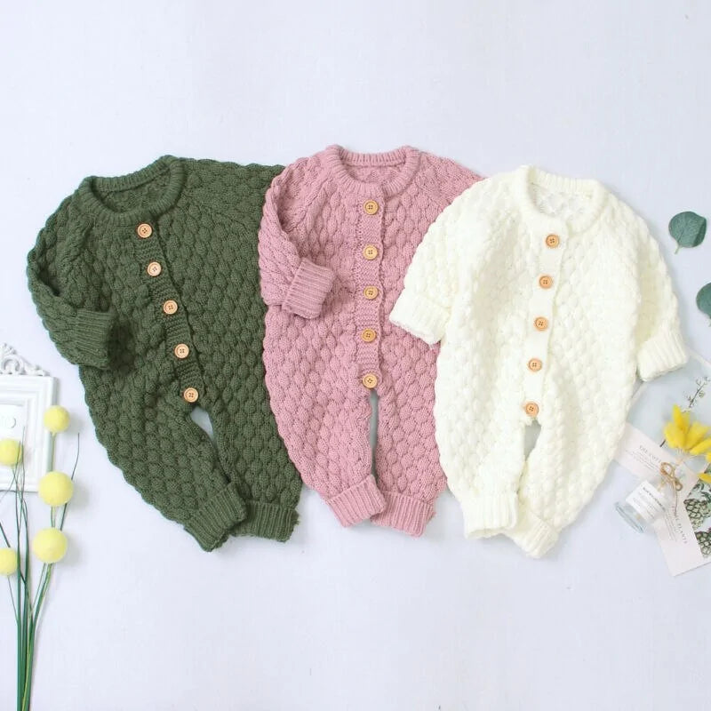 Knitted Baby Romper