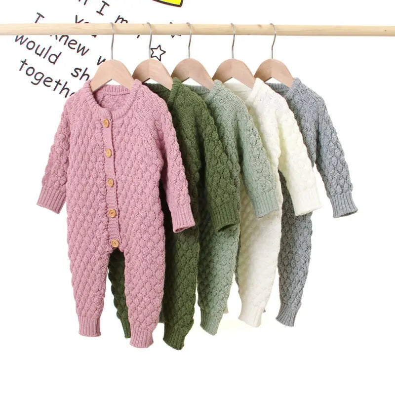 Knitted Baby Romper