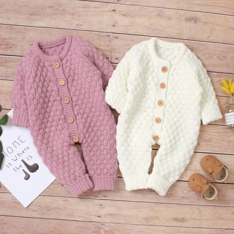 Knitted Baby Romper